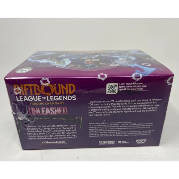 unleashed booster box Riftbound Case (6 Boxes) LoL TCG New mechanic introduced Riftbound League of Legends Unleashed